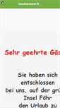 Mobile Screenshot of inselbaeckerei-rosteck.de
